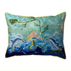 Queen of the Sea Extra Large Zippered Indoor/Outdoor Pillow 20x24