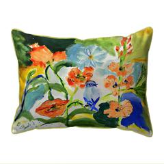 My Garden Extra Large Zippered Indoor/Outdoor Pillow 20x24