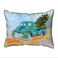 Green Truck Extra Large Zippered Pillow 20x24