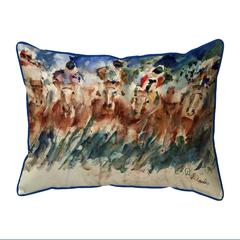 Tight Race Extra Large Zippered Pillow 20x24