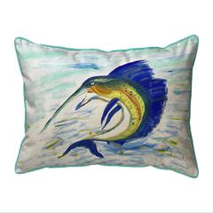Sailfish Jumping Extra Large Zippered Pillow 20x24