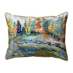 Turtle & Tiger Swallowtail Butterfly Extra Large Zippered Pillow 20x24