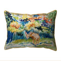 Fall Fawn Extra Large Zippered Pillow 20x24
