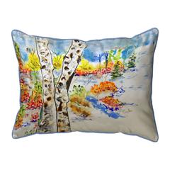 White Birch Extra Large Zippered Pillow 20x24
