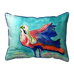 Spoonbill Looking Extra Large Zippered Pillow 20x24