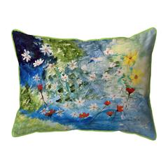 Many Wildflowers Extra Large Zippered Pillow 20x24