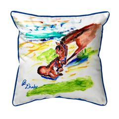 Mothering Horse Extra Large Zippered Pillow 22x22