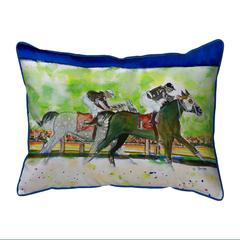 Close Race Extra Large Zippered Pillow 20x24