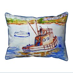 Rusty Boat Extra Large Zippered Pillow 20x24