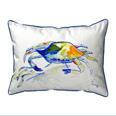 Yellow Crab Extra Large Zippered Pillow 20x24