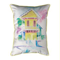 W. Palm Hut Yellow Extra Large Zippered Pillow 20x24