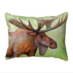 Moose Extra Large Zippered Indoor/Outdoor Pillow 20x4