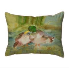 Mallards Extra Large Zippered Pillow 20x24