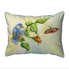 Blue Bird Extra Large Zippered Pillow 20x24