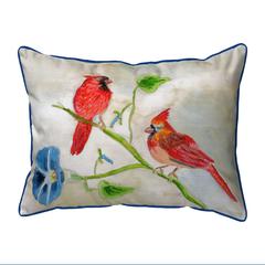 Betsy's Cardinals Extra Large Zippered Pillow 20x24