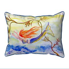 Diving Mermaid Extra Large Zippered Pillow 20x24