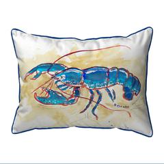 Blue Lobster Extra Large Zippered Pillow 20x24