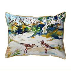 Tree & Beach Extra Large Zippered Pillow 20x24