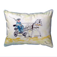 Carriage & Horse Extra Large Zippered Pillow 20x24