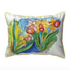 Daffodils Extra Large Zippered Pillow 20x24