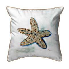 Betsy's Starfish Extra Large Zippered Pillow 22x22