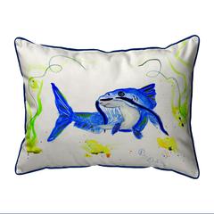 Betsy's Catfish Extra Large Zippered Pillow 20x24