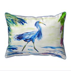Blue Egret  Indoor/Outdoor Extra Large Pillow 20x24