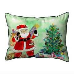 Santa & Tree Extra Large Zippered Pillow 20x24