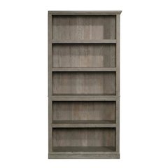 Mystic Oak Finish Storage Bookcase with Multiple Shelves and Open Design