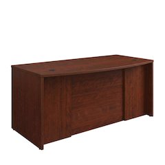 Contemporary Brown Office Desk with Rectangle Top and Classic Finish