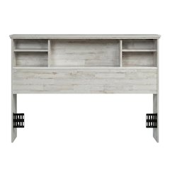 Engineered Wood Farmhouse Bookcase Headboard for Full and Queen Beds