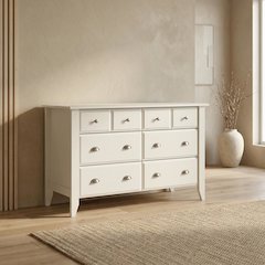 Shoal Creek Dresser, Soft White finish
