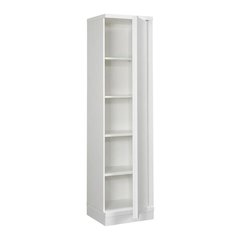 White Finish Storage Cabinet With Contemporary Design For Versatile Organization