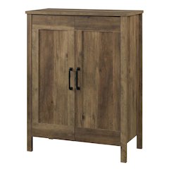 Rustic Pine Storage Cabinet With Country Design And Durable Construction