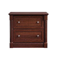 Laminated Cherry Finish File Cabinet with Spacious Storage