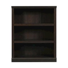 Jamocha Wood Finish Storage Bookcase with Versatile Shelving Design