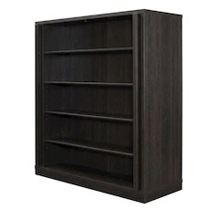 Contemporary Oak Storage Cabinet -Spacious Interior And Durable Finish