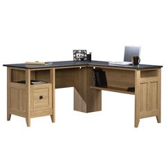 August Hill L Desk, Dover Oak finish