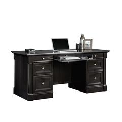 Palladia Executive Desk, Wind Oak finish