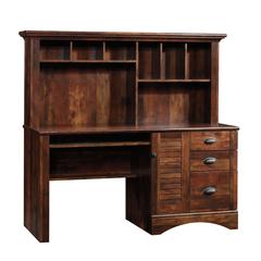 Harbor View Computer Desk with Hutch, Curado Cherry finish