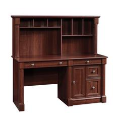 Palladia Computer Desk with Hutch, Select Cherry finish