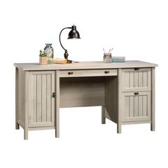 Costa Commercial Office Desk, Chalked Chestnut finish
