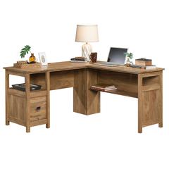 Cannery Bridge L Desk, Sindoori Mango finish