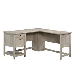 Edge Water L Desk, Chalked Chestnut finish
