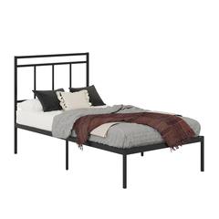 Cannery Bridge Platform Bed, Black finish