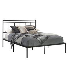 Cannery Bridge Platform Bed, Black finish