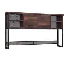 Briarbrook Commercial Office Hutch, Barrel Oak finish