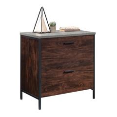 Market Commons File Cabinet, Rich Walnut finish