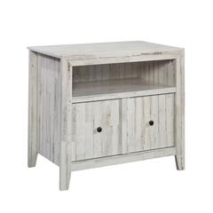 Dakota Pass File Cabinet, White Plank finish