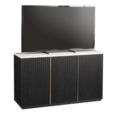 Misc Entertainment Credenza, For TVs up to 54", Raven Oak finish